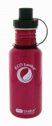 ECOtanka - Trinkflasche fĂ¼r Sport - 0,6l Mini Tanka in Pink mit Sport-Verschluss