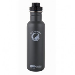 ECOtanka - Trinkflasche fĂ¼r Sport - 0,8l Sports Tanka in Anthrazit/Oliv mit Reduzier-Verschluss
