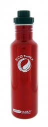 ECOtanka - Trinkflasche fĂ¼r Sport - 0,8l Sports Tanka in Rot mit Reduzier-Verschluss