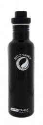 ECOtanka - Trinkflasche fĂ¼r Sport - 0,8l Sports Tanka in Schwarz mit Reduzier-Verschluss